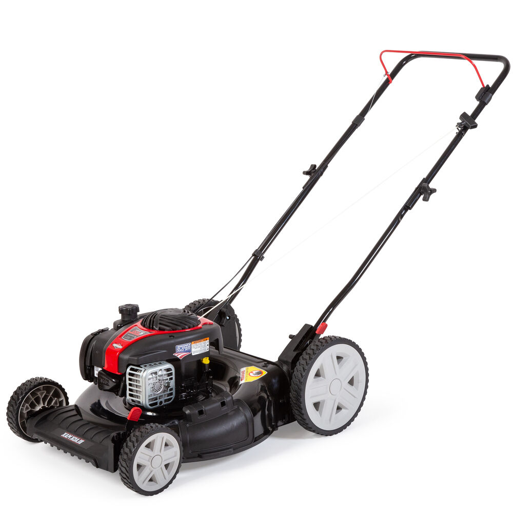 Black Max 21 inch 3 in 1 Self Propelled Lawn Mower Gas BM21LWSS