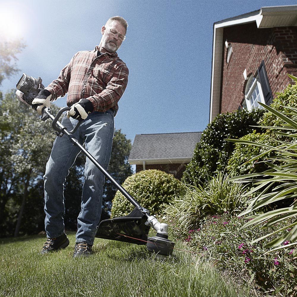 Black Max 2-Cycle 25cc Full Crank Straight Shaft Attachment Capable String Trimmer