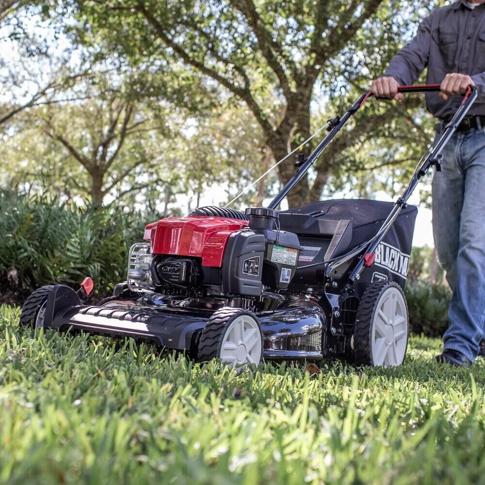 Photo: 21" Mow N Stow Gas Push Mower