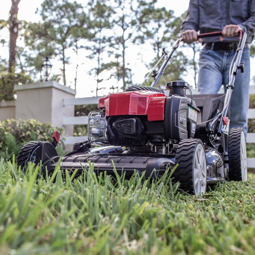 Photo: 21" Mow N Stow Gas Push Mower