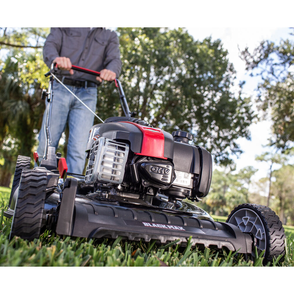 2 cycle push discount mower