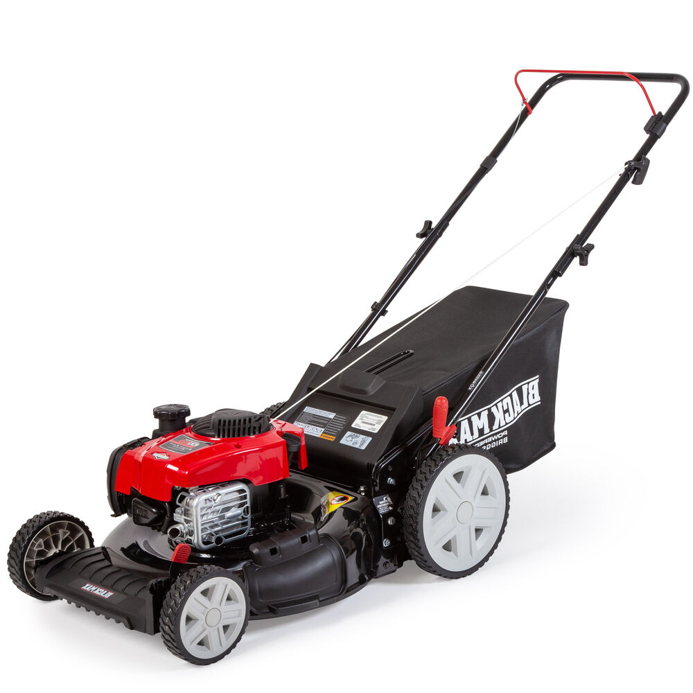 Gas lawn mower on sale with bag